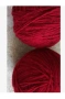 Вишнево червена вълнена прежда 100%вълна, снимка 3