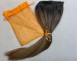 Три двойни реда естествена коса (клас Делукс JSP)| 48 см / 146 грама, снимка 4