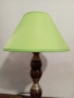 Старинна красива лампа с зелен абажур, снимка 3