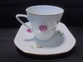 № 8506  Колекционерски двоен сет порцеланова чашка с чинийка – Wanol Poland , снимка 2