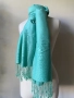Светлозелен и бледожълт шал/ различни видове, снимка 13