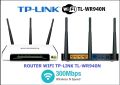 Wi-Fi Рутер TP-Link TL-WR940N - 300 Mbit/s, снимка 1 - Рутери - 43707081