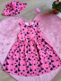 Детска рокля с шапка-Нова, снимка 1 - Детски комплекти - 45022381