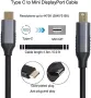 НОВ! USB C to Mini Displayport Cable 4K 1.8 m 60Hz , снимка 3