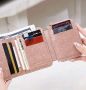 Уникален дамски портфейл от екокожа в син,розов или червен цвят, снимка 5
