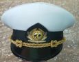 Офицерска военноморска фуражка с кокарда 1, снимка 1