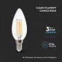 LED лампа 4W Filament свещ E14 3 Step Dimming Топло Бяла Светлина, снимка 2