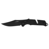 Сгъваем нож SOG Trident AT, в цвят Blackout - 9,4 см, снимка 2 - Ножове - 45268207