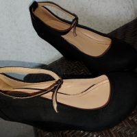 Черни Велурени обувки , снимка 9 - Дамски обувки на ток - 45825694