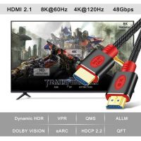 8K HDMI кабел 2.1 с DSC High Speed Ethernet, за монитор, проектор и др, снимка 3 - Кабели и адаптери - 45170740