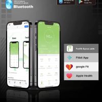 Healthkeep Bluetooth везни за анализ на тялото с телесни мазнини, ИТМ, мускулна маса, протеин НОВА, снимка 2 - Друга електроника - 45836877
