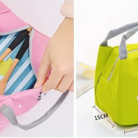 Термоизолационна торба за храна / термо чанта , зелено-жълта, снимка 3 - Раници - 44973542