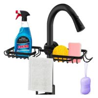 Многофункционален органайзер за мивка и душ от неръждаема стомана, снимка 4 - Други стоки за дома - 45354659