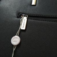 Silvia rosa маркова кожена чанта 31х26х9см нова с етикет, снимка 4 - Чанти - 45914560
