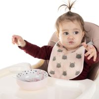 Бебешко столче за хранене, регулируема сгъваема маса, 5-точкова каишка, розово, снимка 5 - Столчета за хранене - 45450054