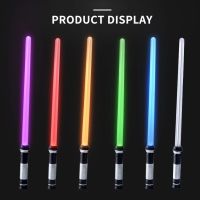 Детска играчка цветен светлинен лазерен меч Star Wars със звук, снимка 2 - Други - 45840006