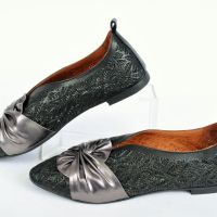 СЕЗОН'24! Ефектни ниски дамски обувки от естествена кожа - Два цвята, снимка 2 - Дамски ежедневни обувки - 45191548