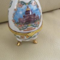 Декоративно порцеланово яйце от Санкт Петербург, Русия, снимка 3 - Декорация за дома - 45256658