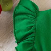Страхотна лятна рокличка в зелен цвят с коланче, снимка 3 - Бебешки рокли - 45650961