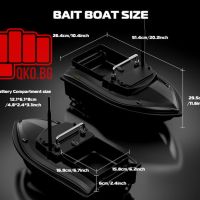 Лодка за захранка V050 обхват до 500м RC Bait Boat Flytec, снимка 3 - Стръв и захранки - 45853304