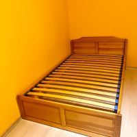 Легло с подматрачна рамка и пенолатексов матрак (200/120), снимка 4 - Спални и легла - 45629451