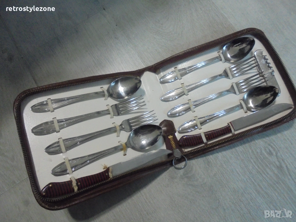 № 8401 Стар туристически комплект прибори – 1300 г. България  , снимка 1