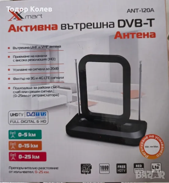 Активна вътрешна антена , снимка 1