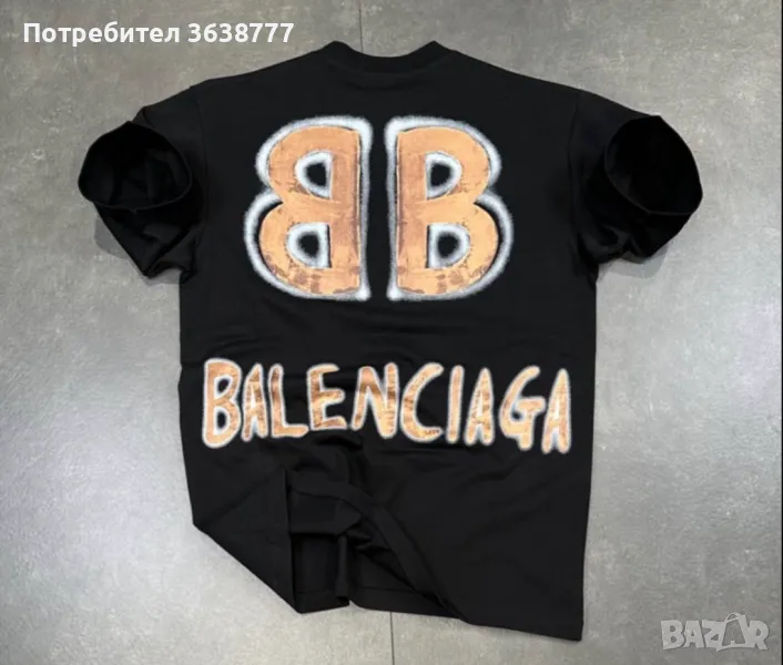 Нови мъжки тениски с етикети Balenciaga S-2XL, снимка 1