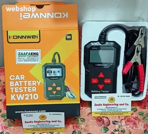 Тестер за 12V акумулатори KONNWEI KW210, снимка 1