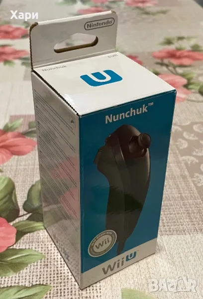 Оригинален Nunchuk контролер за Nintendo Wii и Wii U [EUR], снимка 1