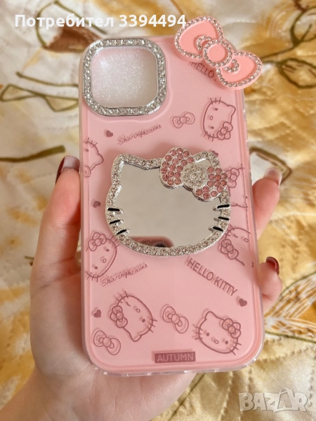 Кейс Hello Kitty за iPhone 15, снимка 1