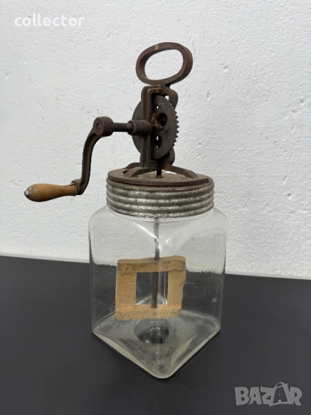 Автентична биялка за масло / мляко. №7550, снимка 1