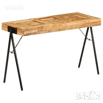 vidaXL Писалище, мангово дърво масив, 118x50x75 cм（SKU:246338, снимка 1