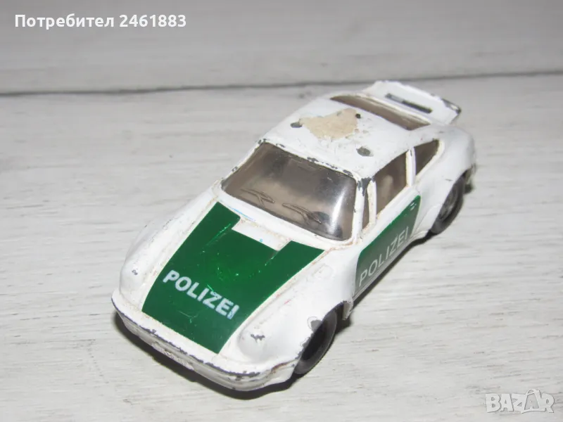 1/55 Siku Germany Porsche 911 Turbo Polizei Полиция., снимка 1