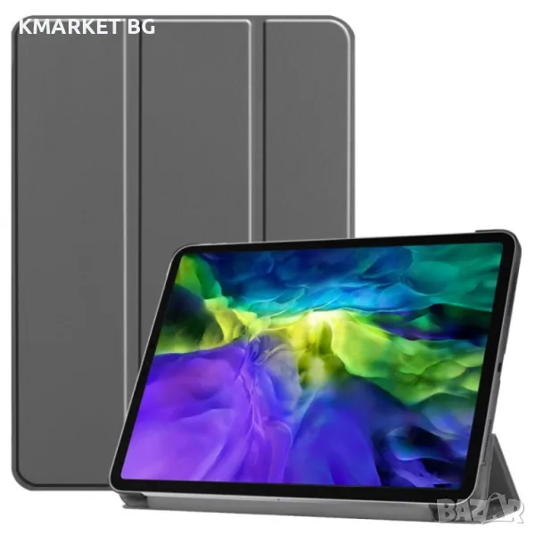 Apple iPad Pro 11-inch (2020) / (2018) Кожен Калъф и Протектор, снимка 1