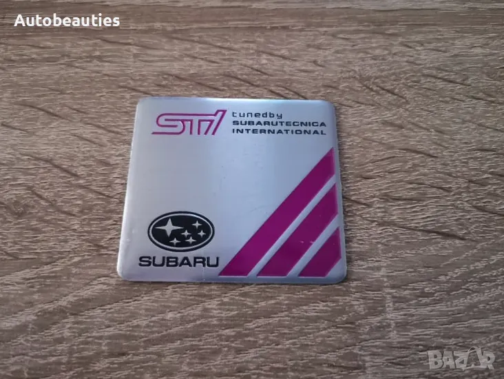 Subaru Tuned By STI емблема , снимка 1
