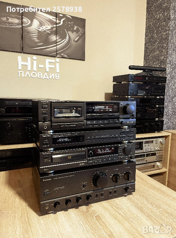 Technics Сет : SU - VX 700 +SL - P477A + RS - BX606 + ST - 610 в топ състояние !, снимка 1