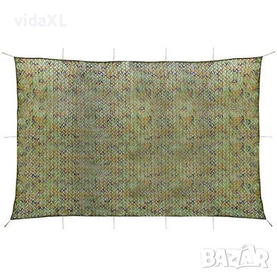 vidaXL Камуфлажна мрежа с чанта за съхранение, 4х6 м(SKU:131407, снимка 1