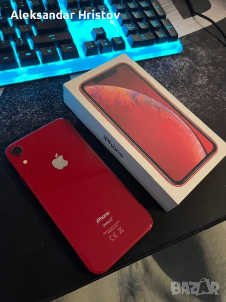 Iphone XR 128GB Red Отличен! Айфон 128ГБ С Кутия, снимка 1