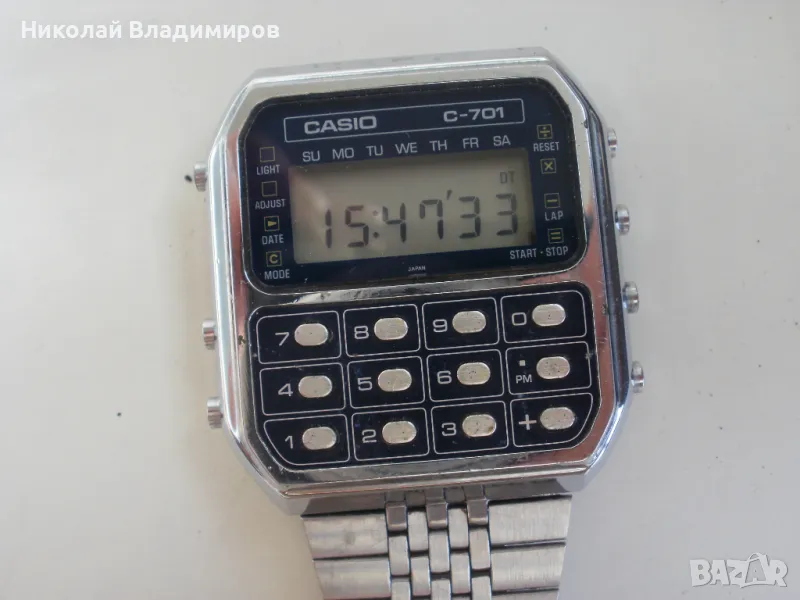 Casio C-700 дигитален кварцов японски мъжки ръчен часовник, снимка 1