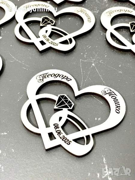 Сватбен сувенир- магнит, снимка 1