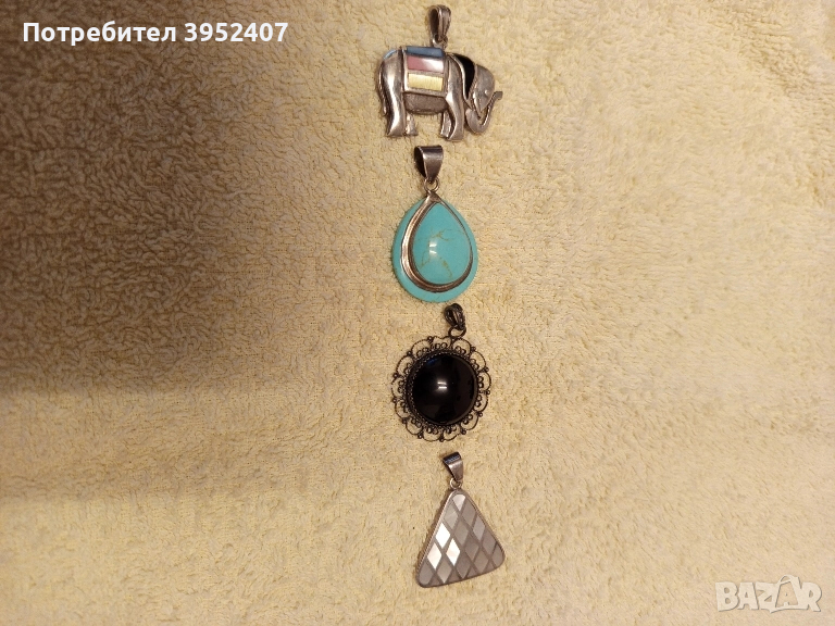 Сребърни висулки, снимка 1