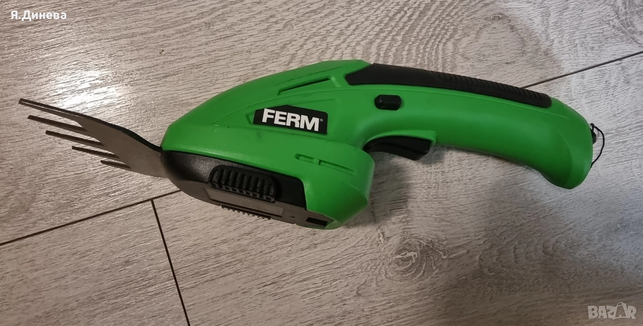 Акумулаторна ножица за жив плет Ferm, снимка 1