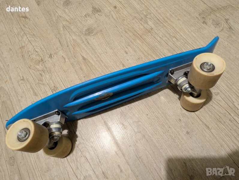 Пениборд. Детски минискейтборд от пластмаса play 500, син, снимка 1