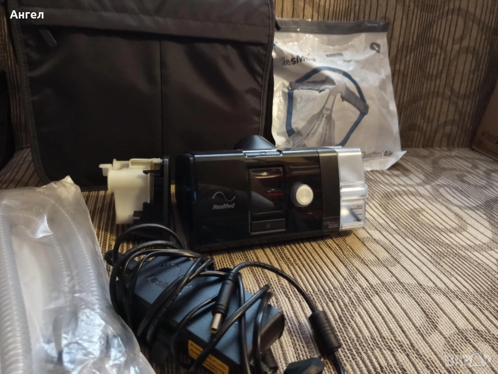  Автоматичен CPAP апарат ResMed AirSense 10 Autoset Само 602 ЧАСА!, снимка 1