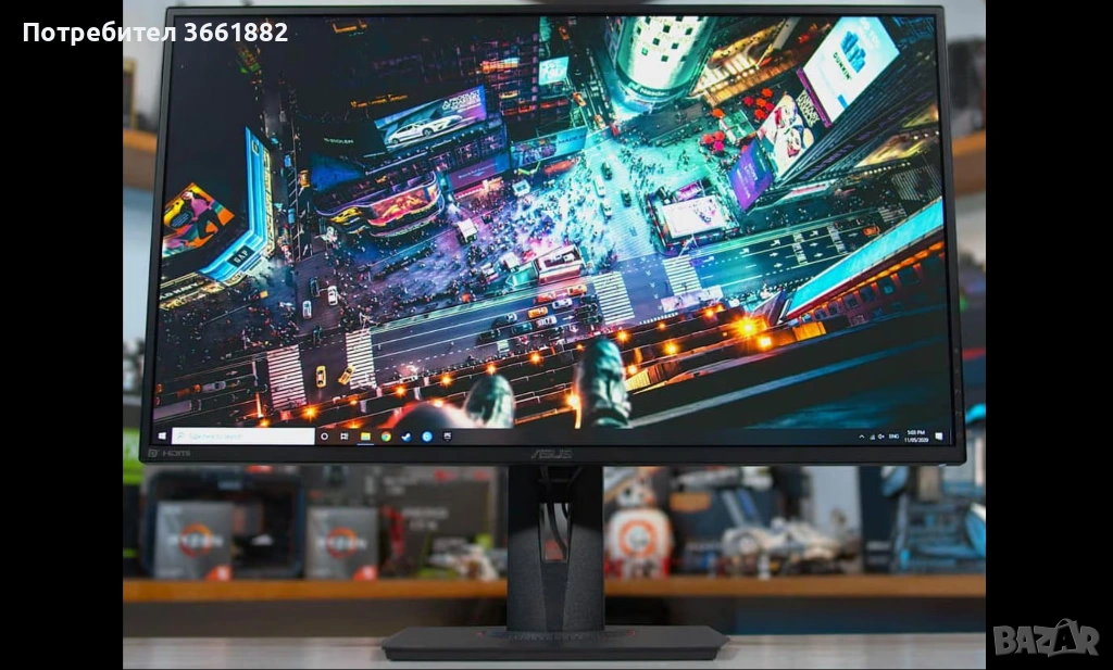 Монитор Gaming ASUS TUF 27", IPS, Full HD, 280Hz, 1ms, снимка 1