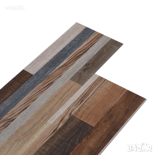 vidaXL Самозалепващи подови дъски, PVC, 2,51 м², 2 мм, многоцветни(SKU:342886, снимка 1