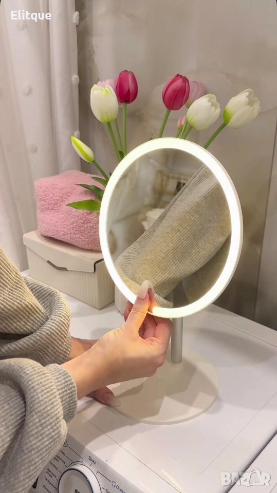 LED козметично огледало със сензорно управление, снимка 1