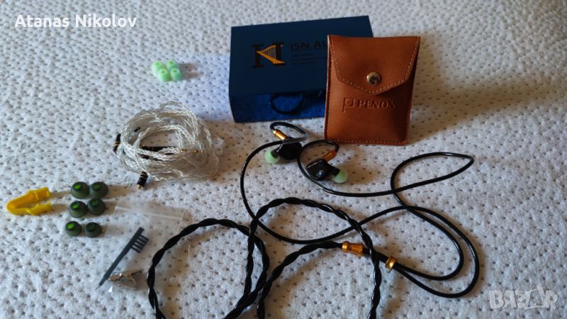 HiFi слушалки ISN H50 + подарък кабел NiceHCK, снимка 1