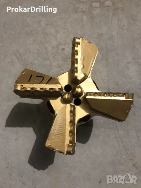 PDC длето 171,4 мм | Лопатково длето, ролково длето, сондажно длето, снимка 1